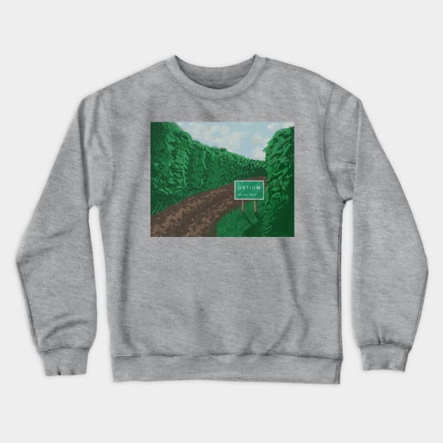 All Roads Lead to Ostium Crewneck Sweatshirt by The Ostium Network Merch Store